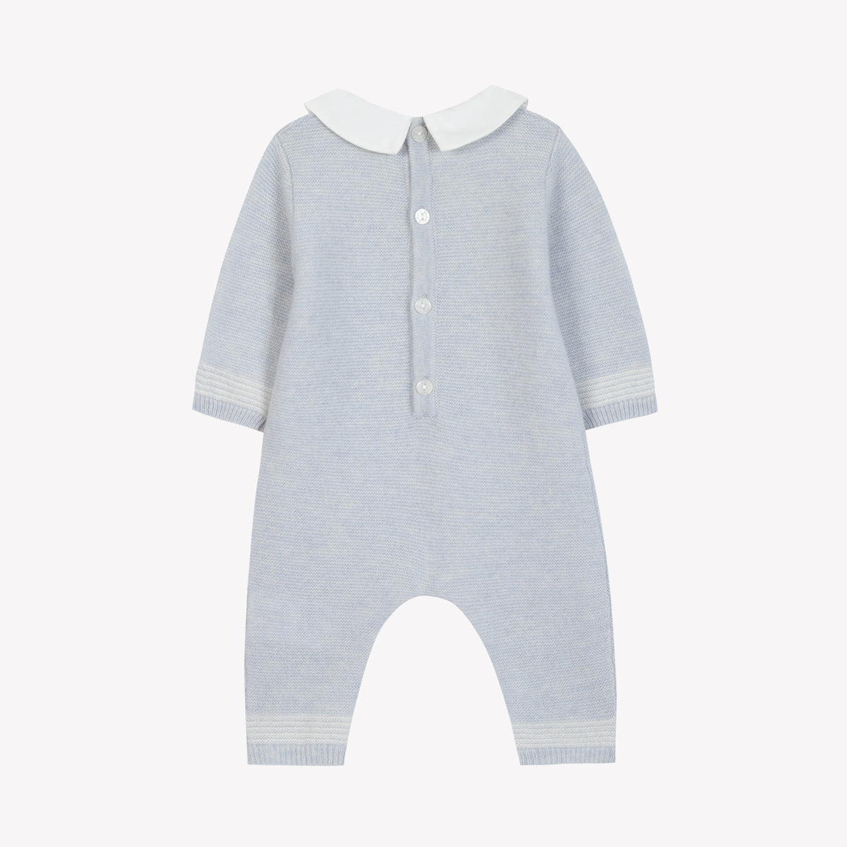 Bleu Céleste Chiné / Combinaison Longue - Bleu Céleste Smocks