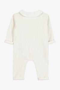 Nacre / Combinaison Longue - Ecru Velours