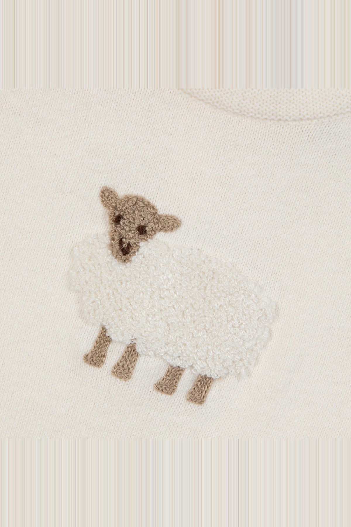 Combinaison longue en coton - Nacre