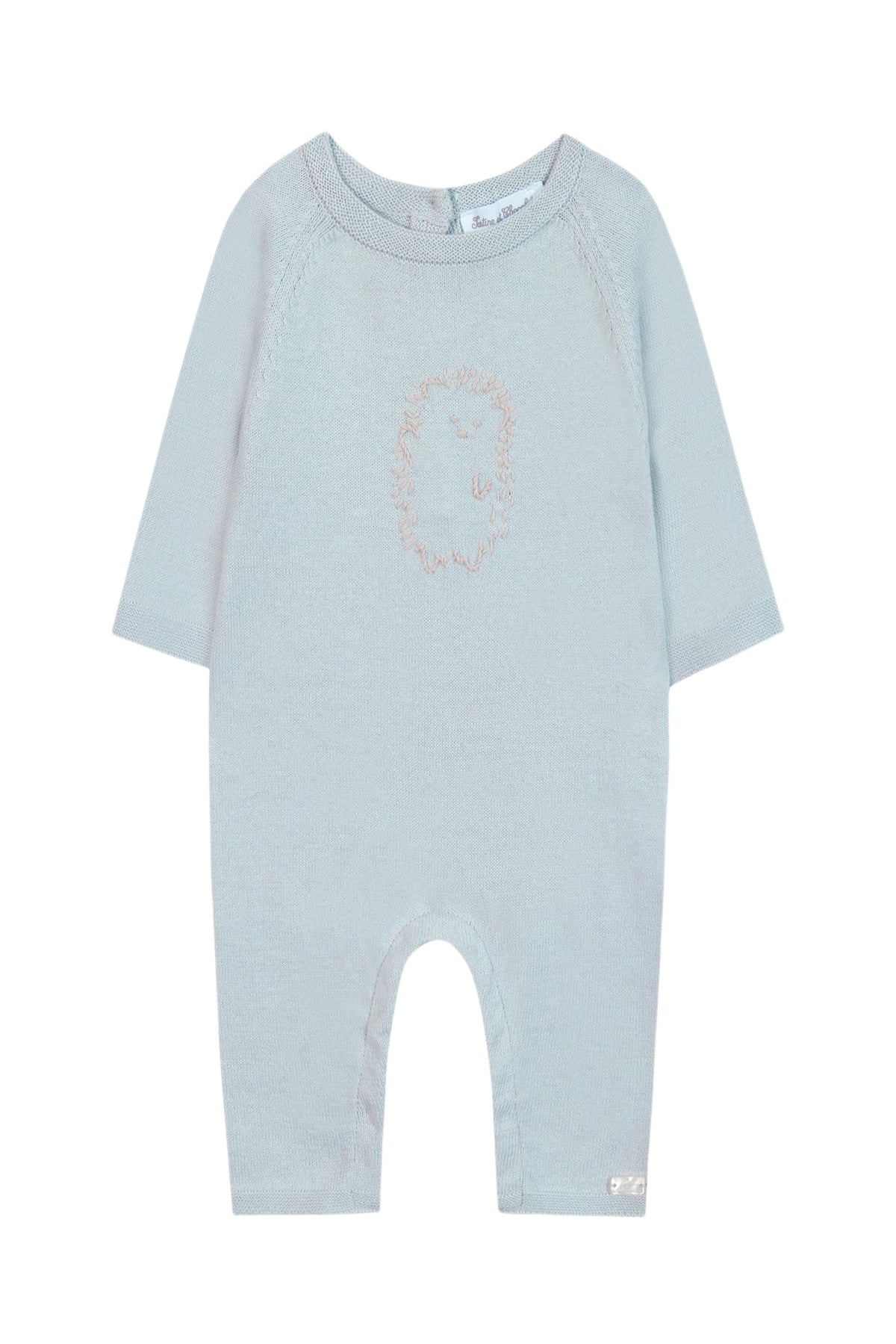 Combinaison longue en coton - Bleu céleste