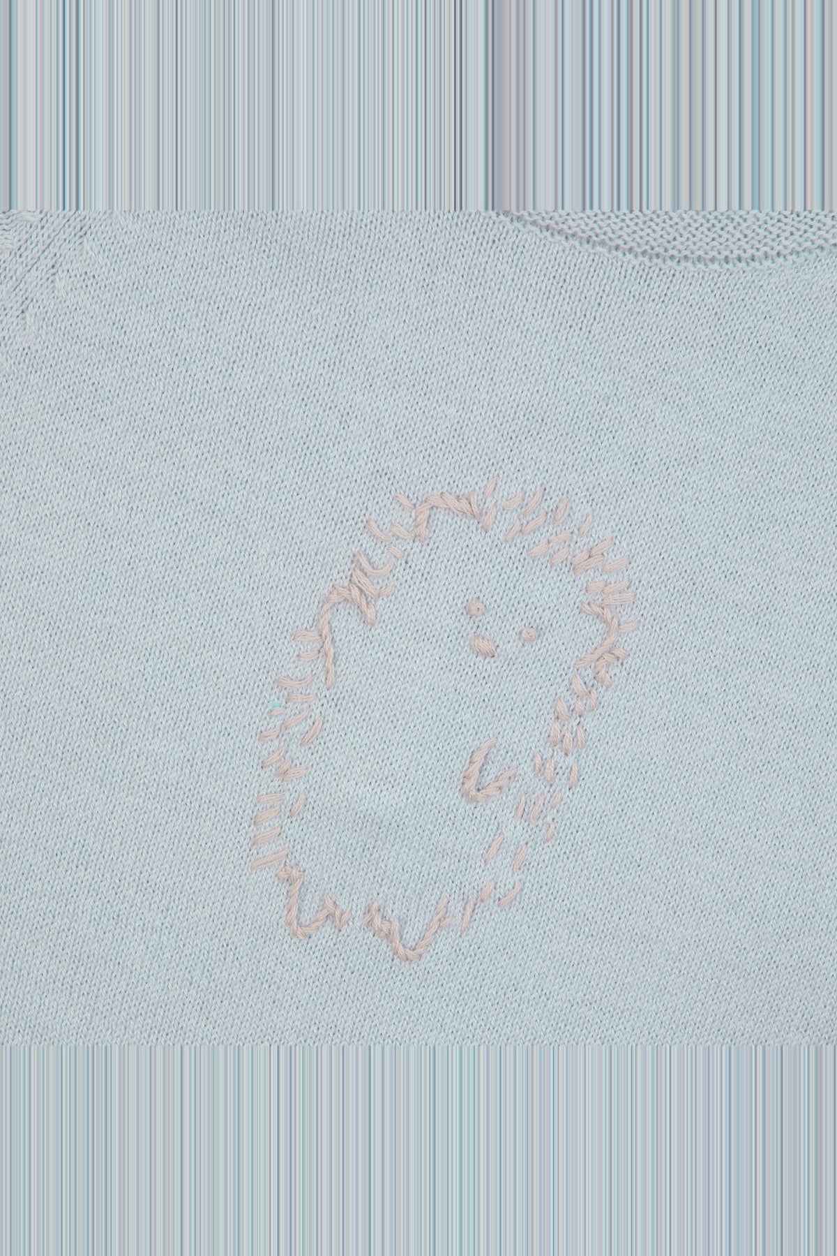Combinaison longue en coton - Bleu céleste