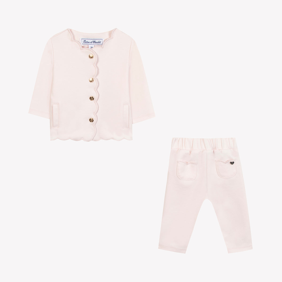 Rose Pâle / Ensemble Jogging - Rose Pâle