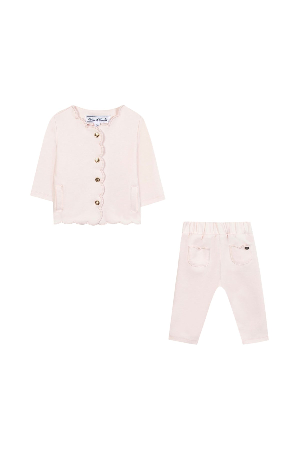 Ensemble jogging - Rose pâle
