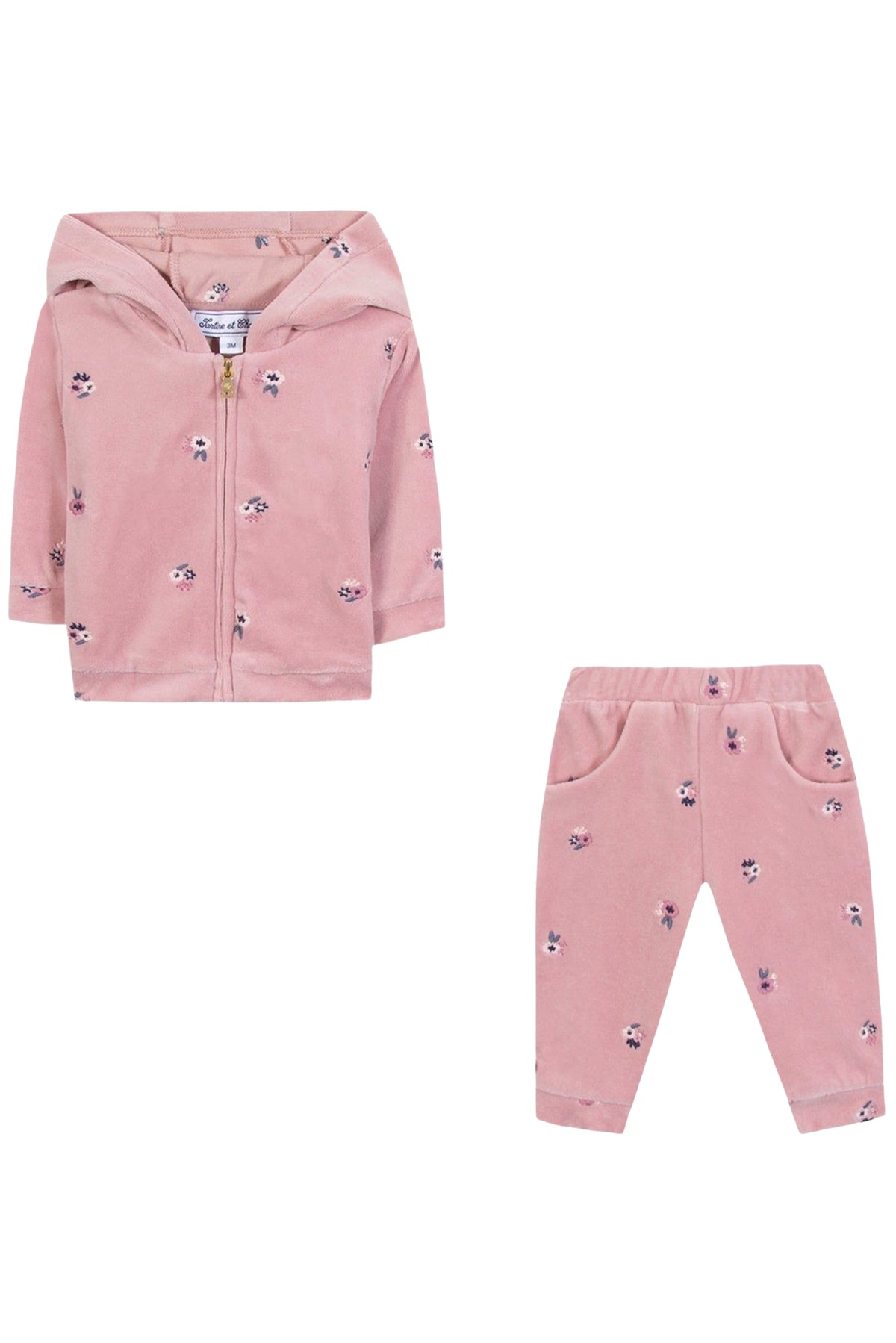 Petits Trésors cotton tracksuit set - Églantine