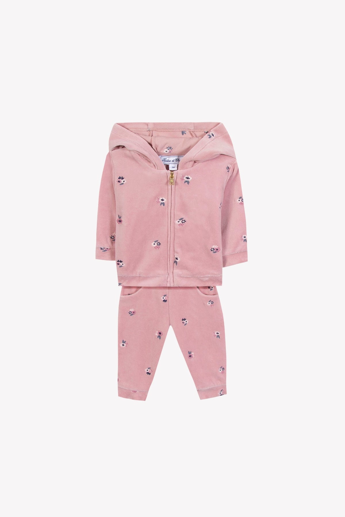 Petits Trésors cotton tracksuit set - Églantine