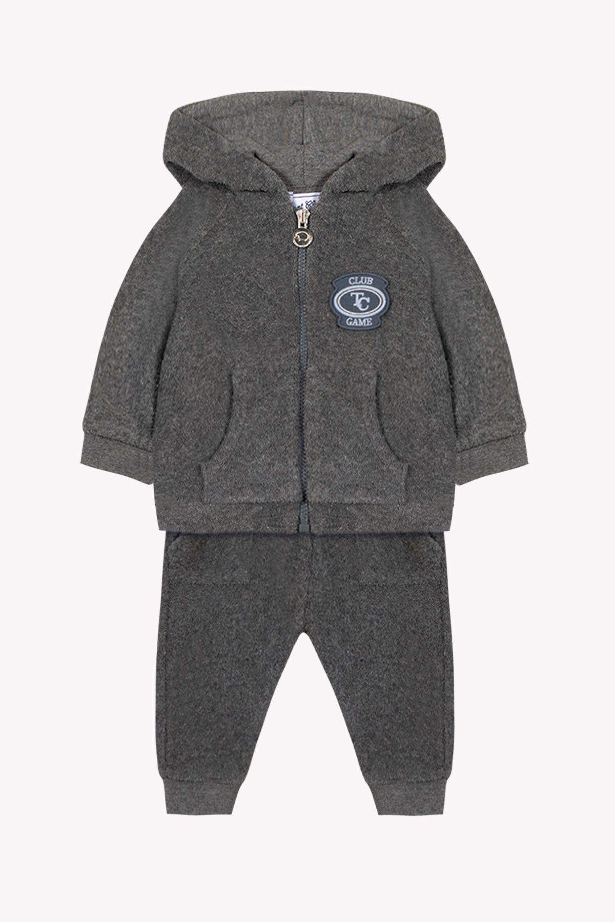 Gris Chiné Foncé / Ensemble Jogging - Gris Foncé Chiné
