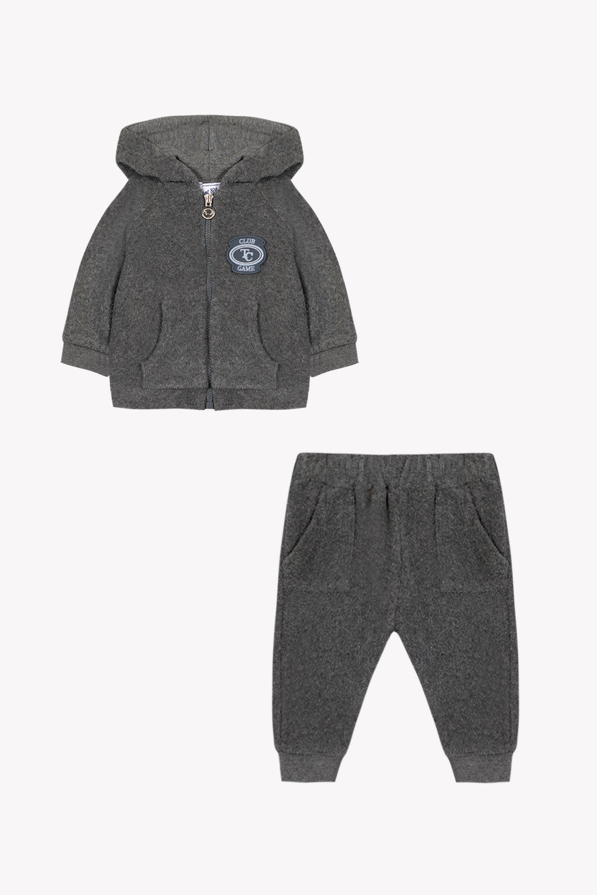 Gris Chiné Foncé / Ensemble Jogging - Gris Foncé Chiné
