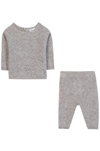 Ensemble en coton - Gris clair