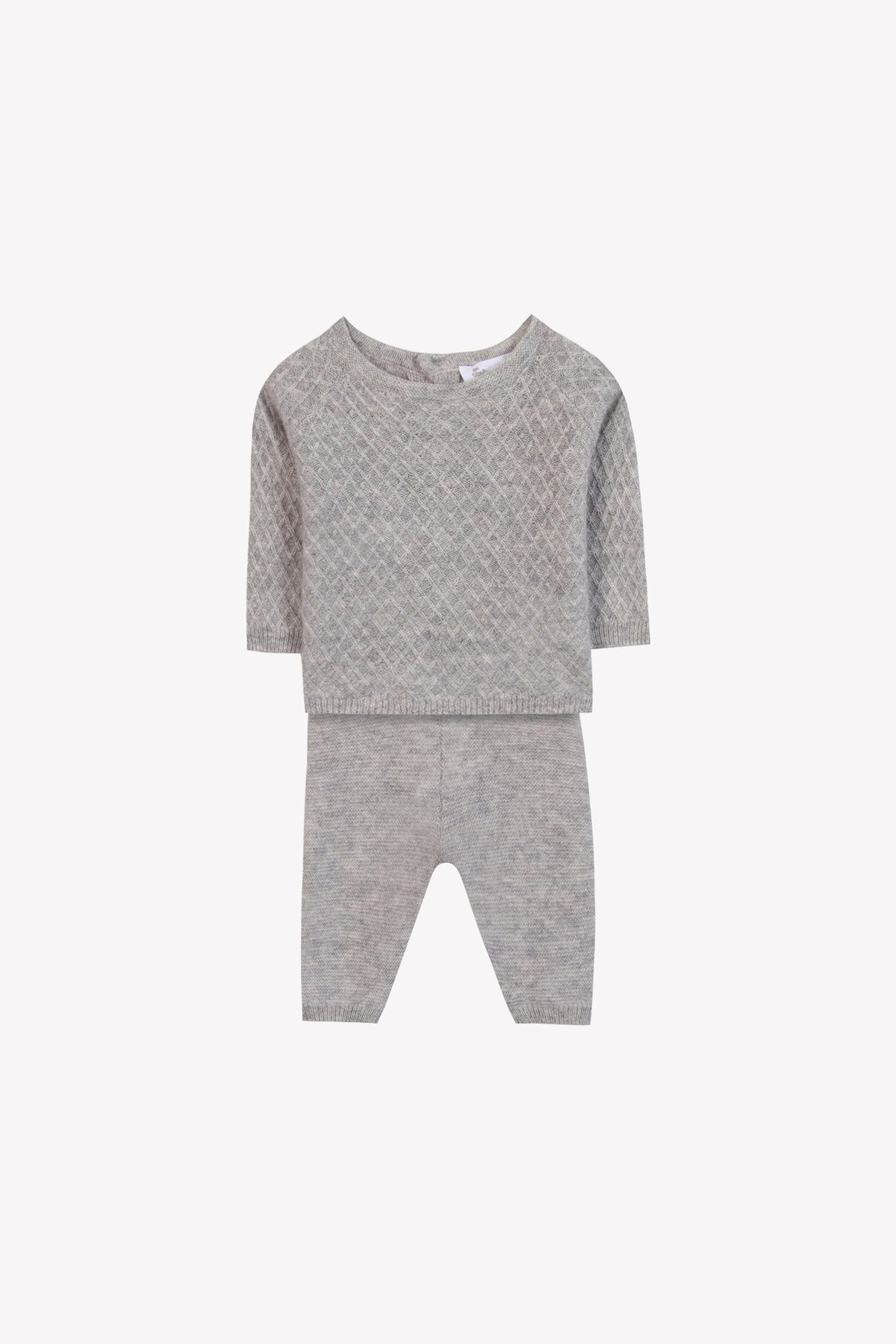Ensemble en coton - Gris clair