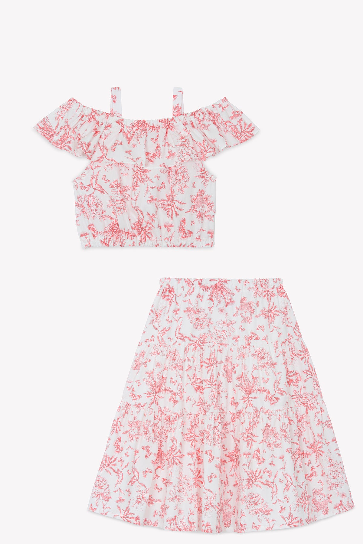 Praline / Ensemble Long - Praline Inspiration Toile De Jouy