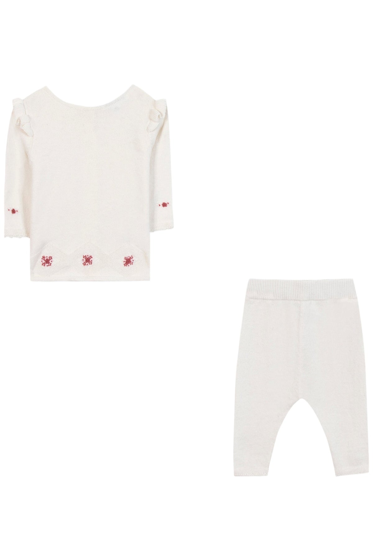 Ensemble long - Ecru broderies