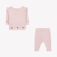 Rose Pâle / Ensemble Long - Rose Pâle Broderies