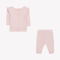 Rose Pâle / Ensemble Long - Rose Pâle Broderies