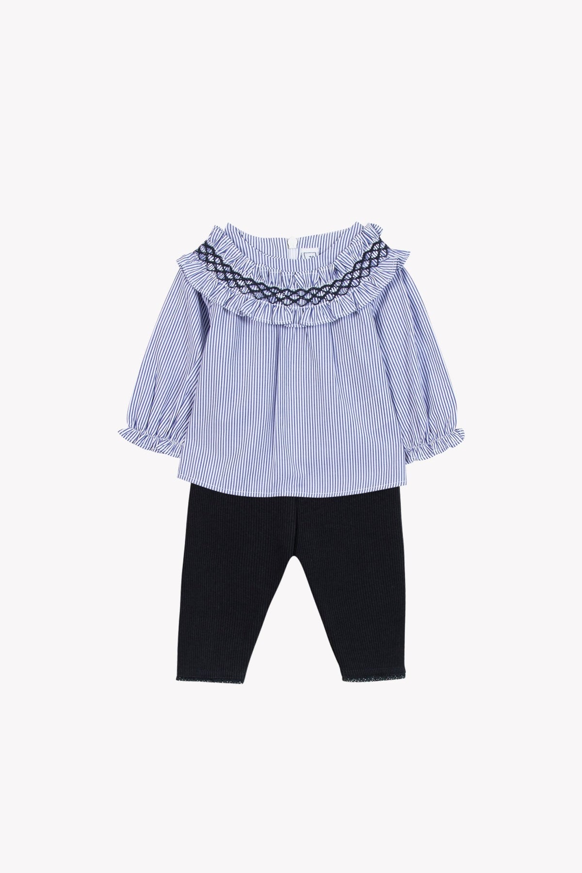 Ensemble long maison de campagne en coton - Chambray
