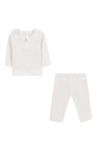 Ensemble long - Ecru velours