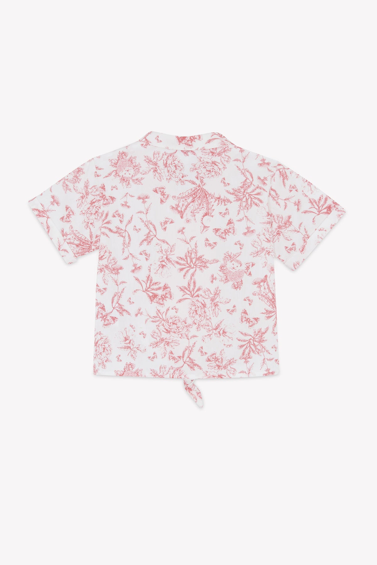 Ensemble court - Praline inspiration Toile de Jouy