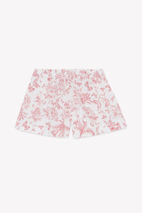 Ensemble court - Praline inspiration Toile de Jouy
