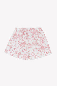 Ensemble court - Praline inspiration Toile de Jouy
