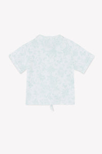 Ensemble court - Praline inspiration Toile de Jouy