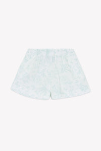 Ensemble court capsule estivale en coton - Vert d'eau