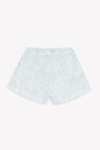 Ensemble court capsule estivale en coton - Vert d'eau