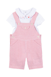 Ensemble court - Praline rayures