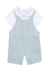 Ensemble court capsule estivale en coton - Émeraude