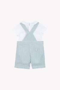 Ensemble court capsule estivale en coton - Émeraude