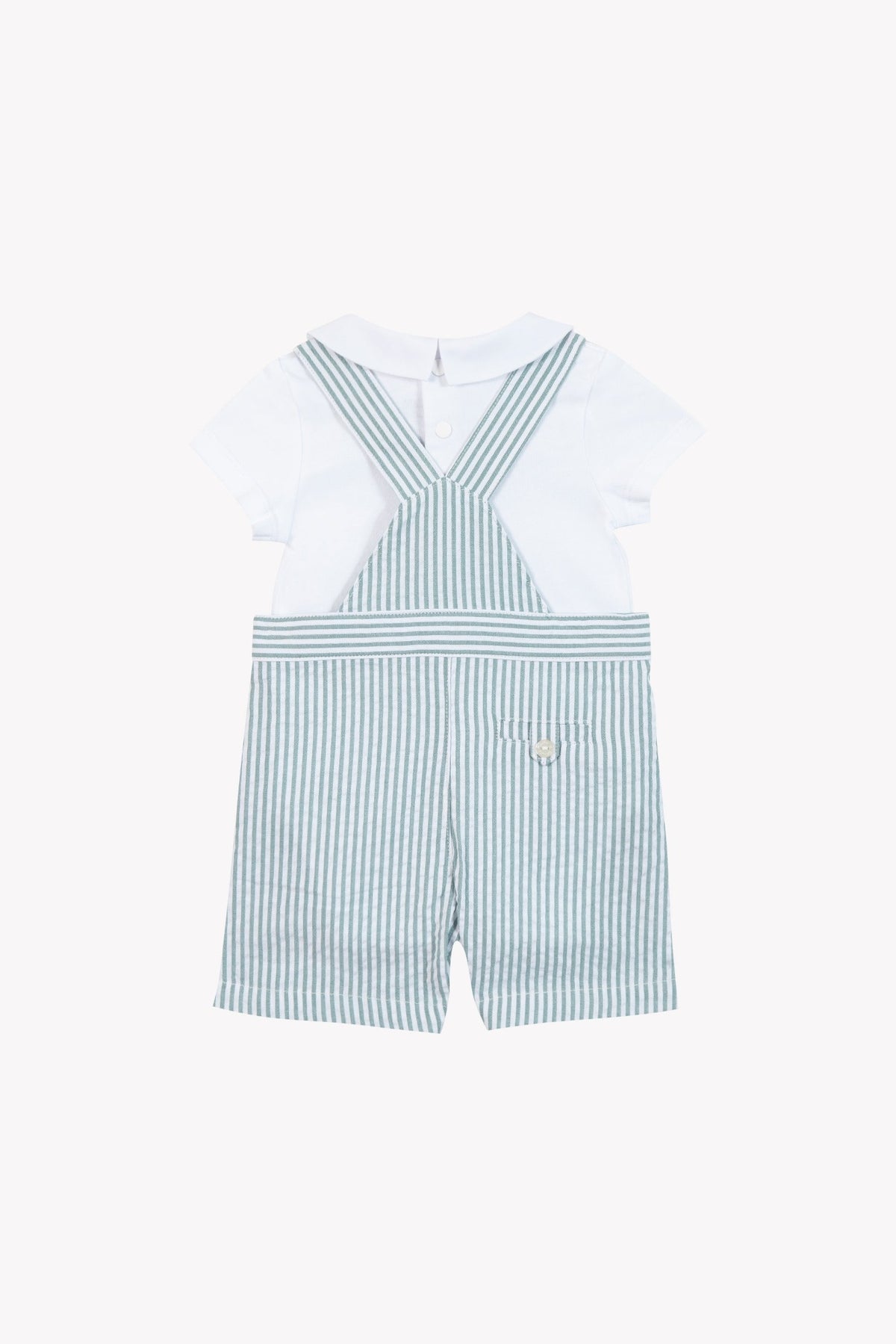 Ensemble court capsule estivale en coton - Émeraude