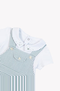 Ensemble court capsule estivale en coton - Émeraude
