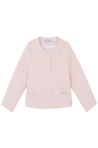 Veste - Rose poudré tweed