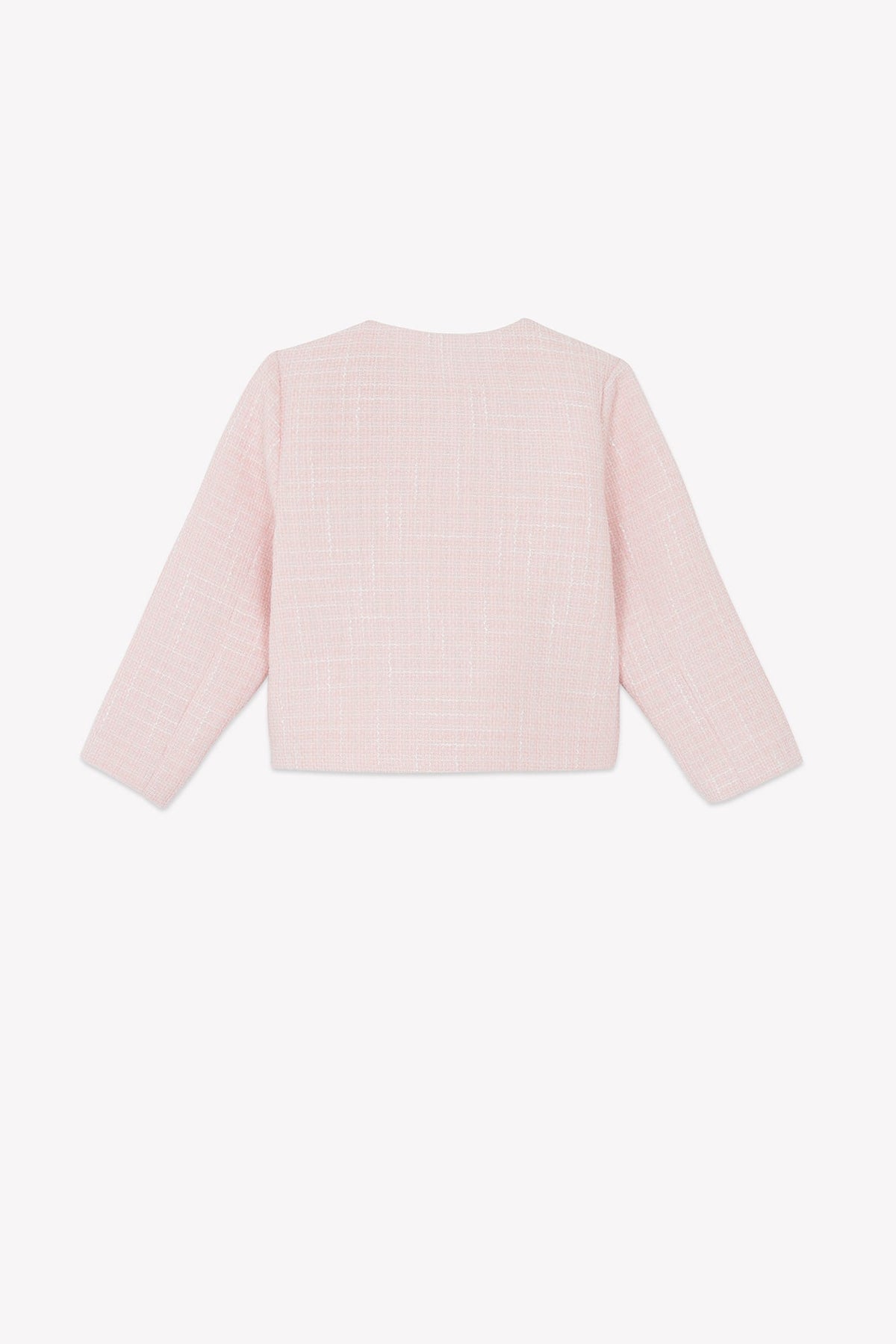 ZNO PICS // Veste - Rose poudré tweed