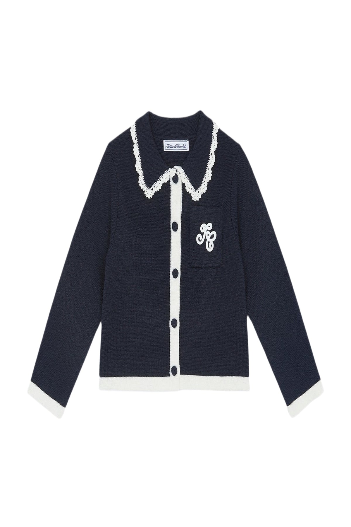 Veste - Marine laine