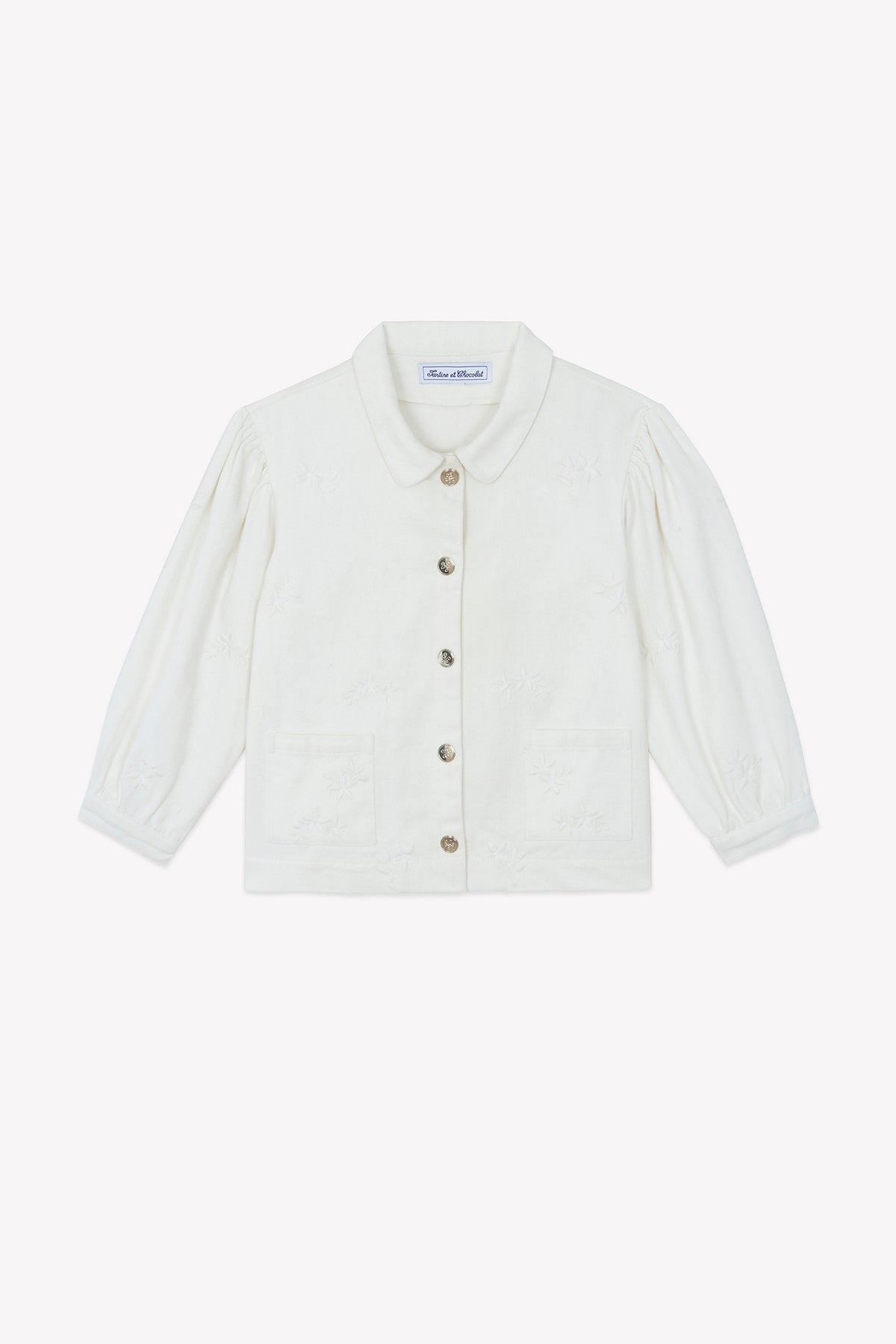 Veste - Ivoire à reliefs