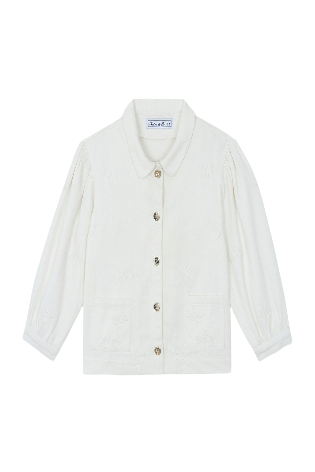 Veste - Ivoire à reliefs