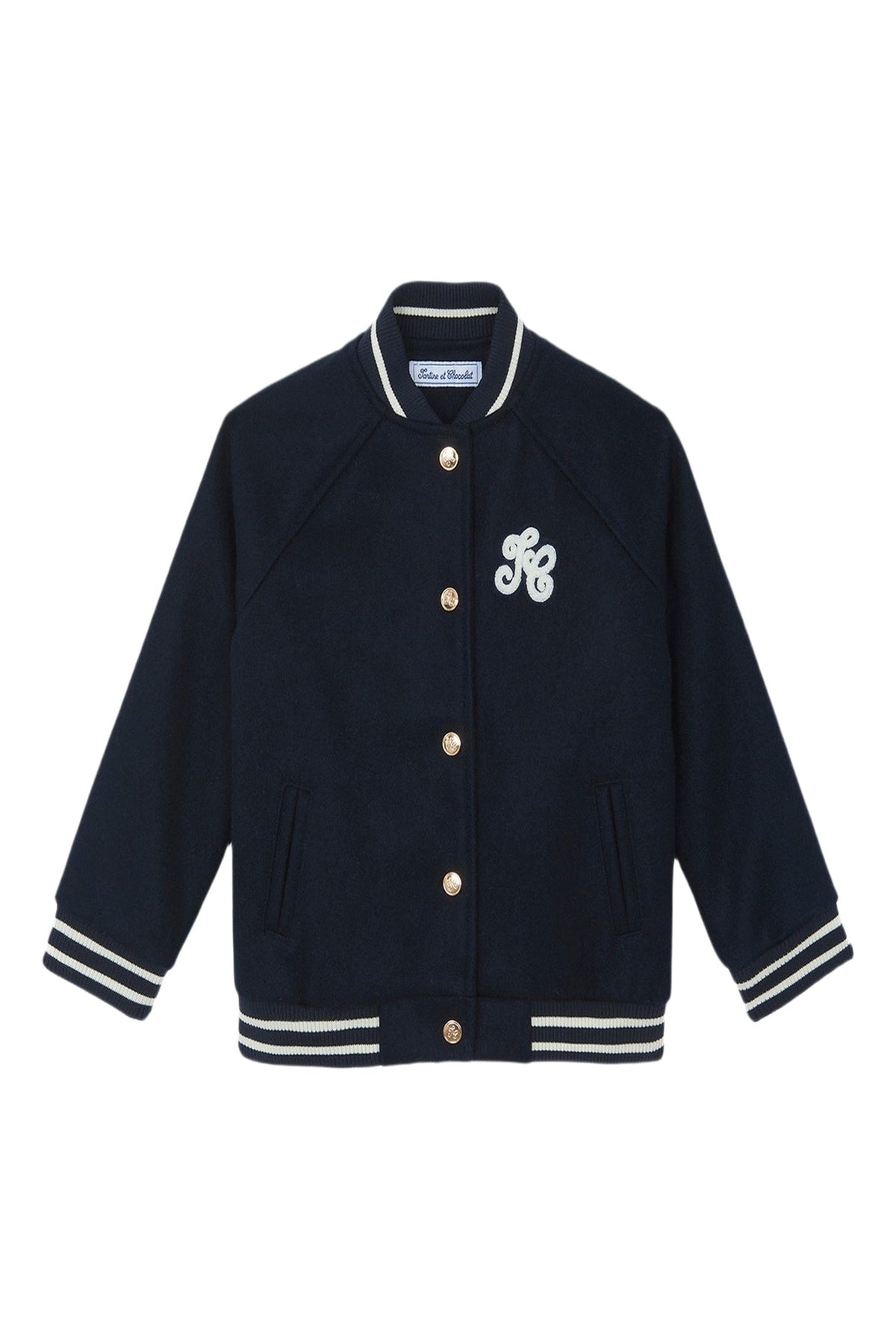 Veste teddy - Marine