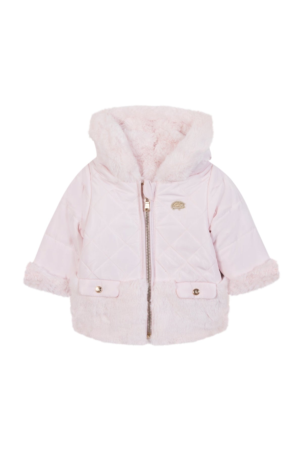 Doudoune - Rose pale réversible