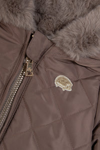 Taupe / Doudoune - Taupe Réversible