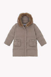 ZNO PICS // Doudoune longue - Taupe