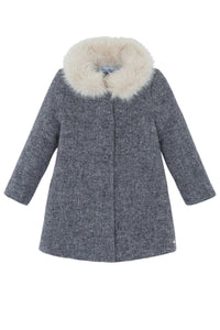 Manteau - Gris foncé en laine