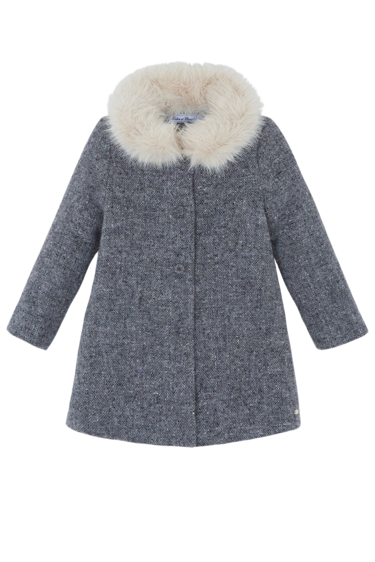 Manteau - Gris foncé en laine