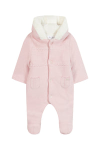 Combinaison Pilote - Rose pâle en maille
