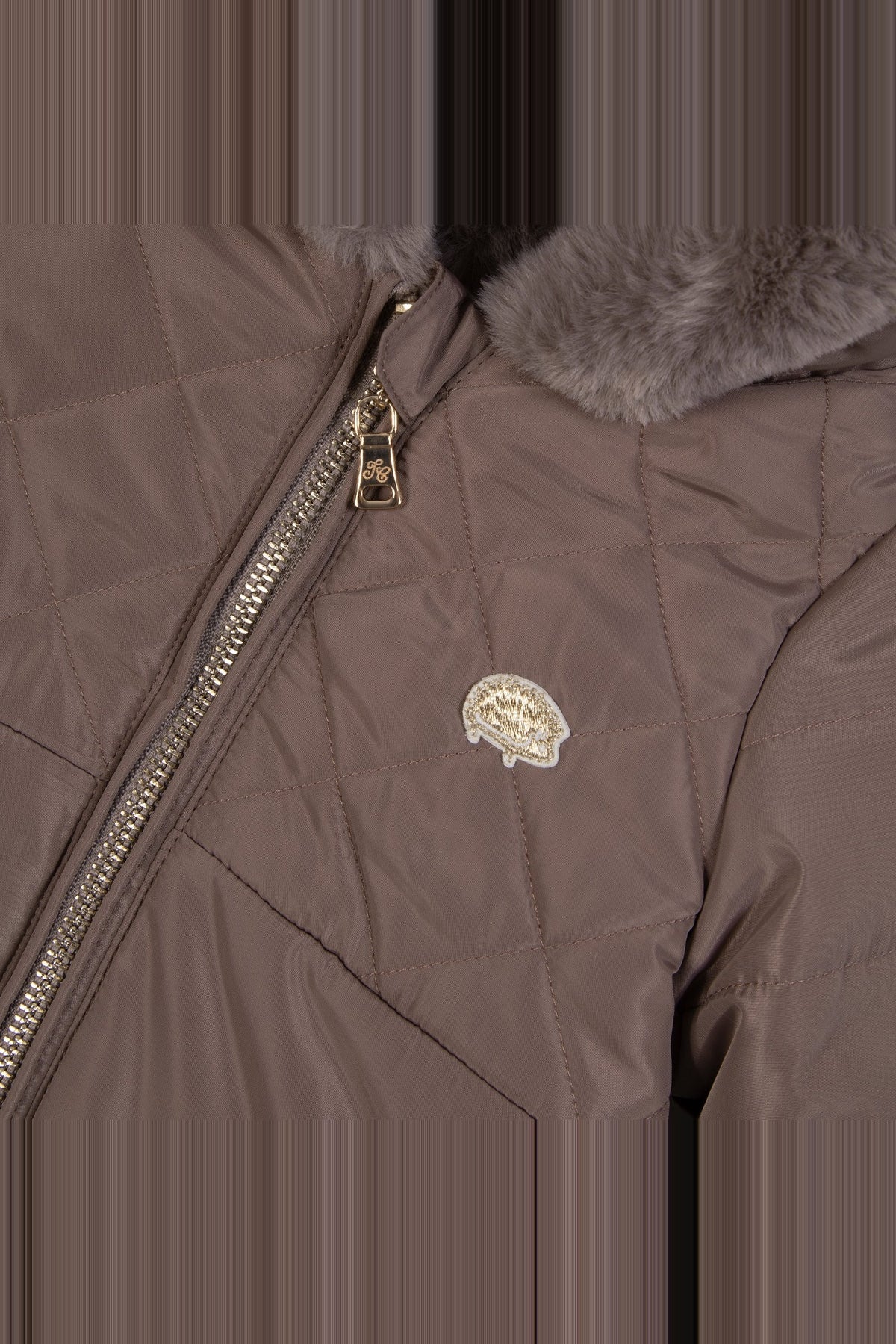 Combinaison pilote petits tresors en coton - Taupe