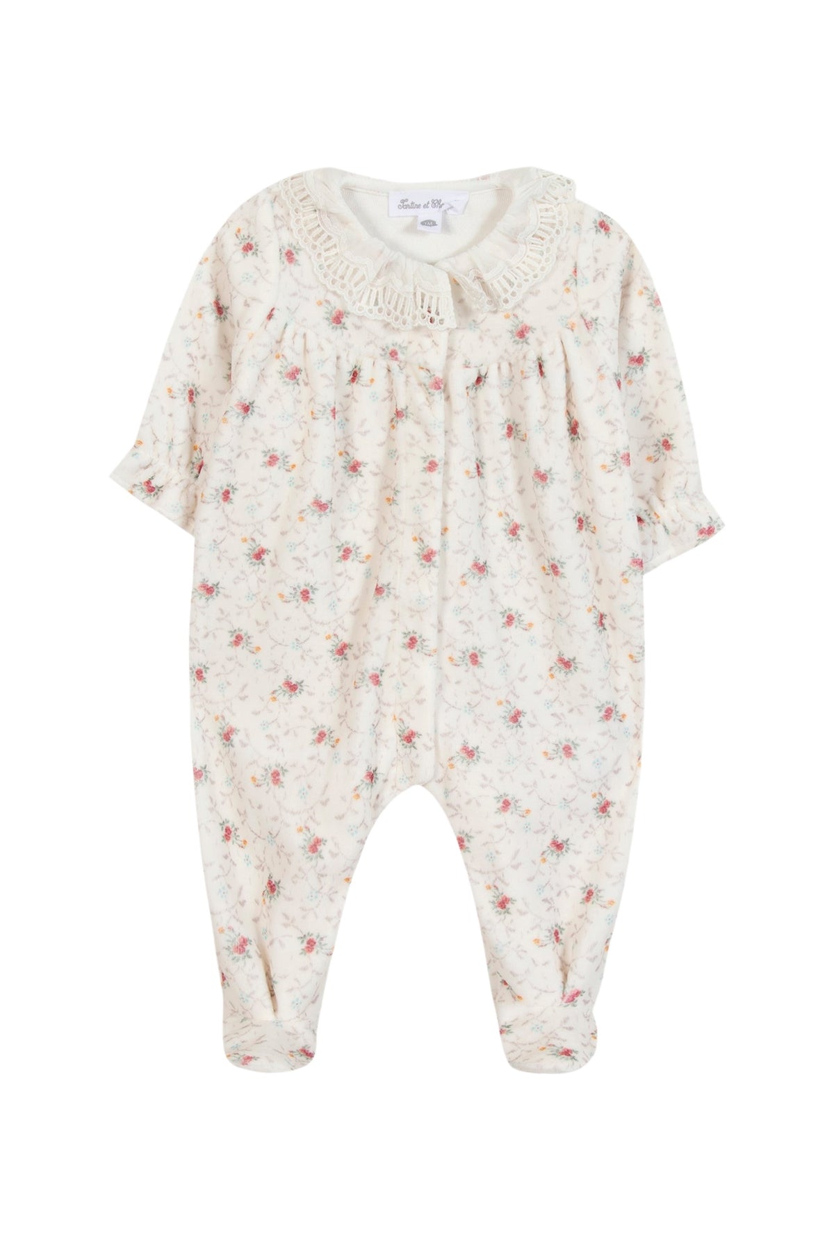 Pyjama - Ecru fleurs