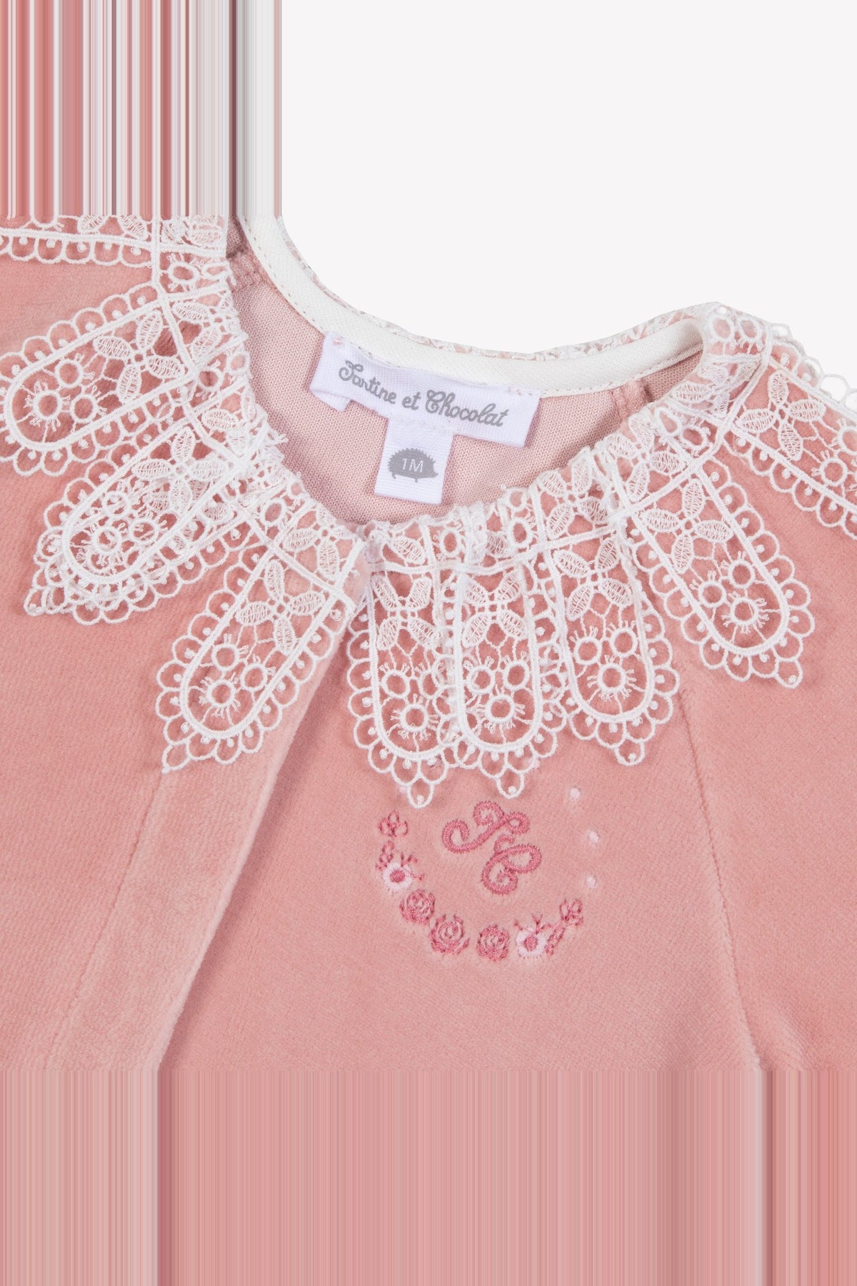 Pyjama nuit en coton - Pêche
