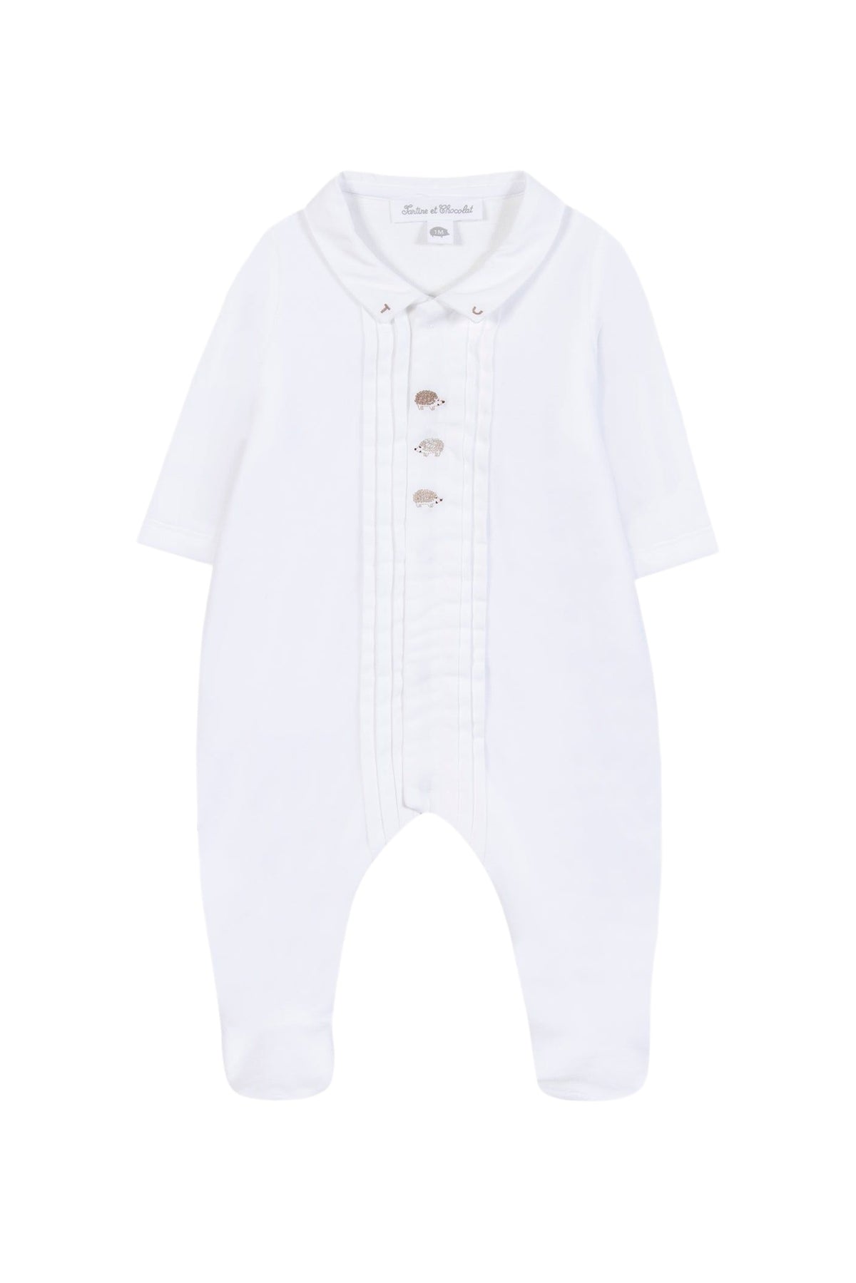 Pyjama nuit en coton - Blanc
