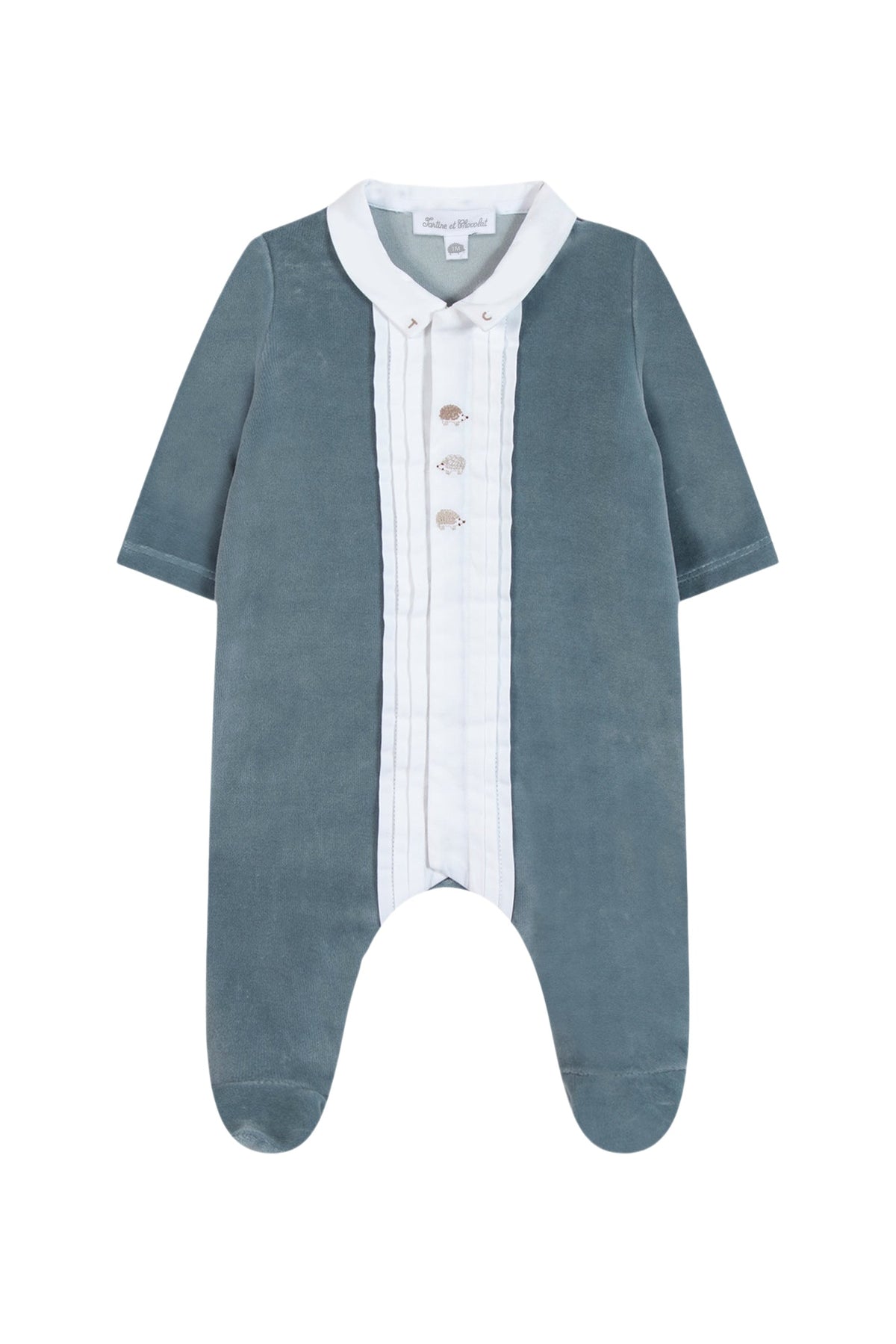Pyjama - Bleu orage hérisson