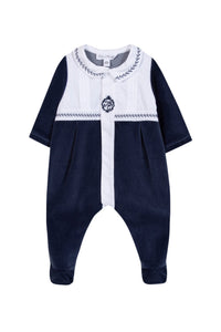 Pyjama - Marine plis religieux