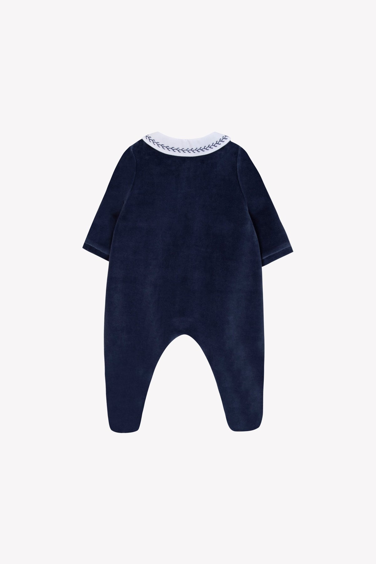 Pyjama nuit en coton - Bleu marine