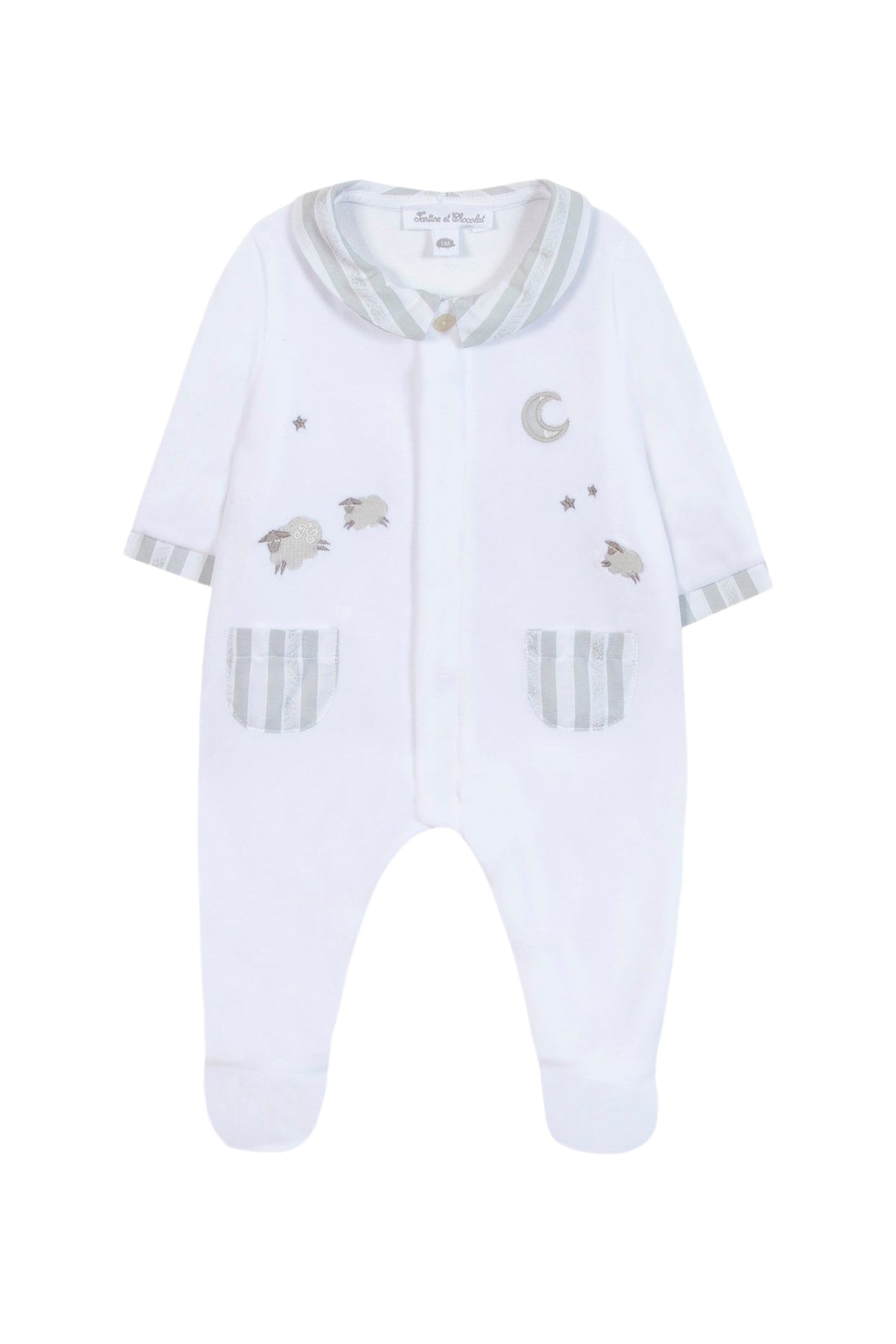 Pyjama - Gris chiné moutons